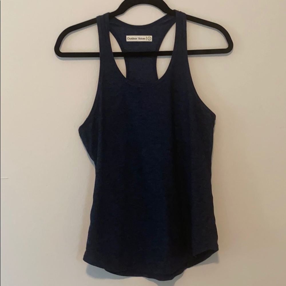 Outdoor Voices navy tank